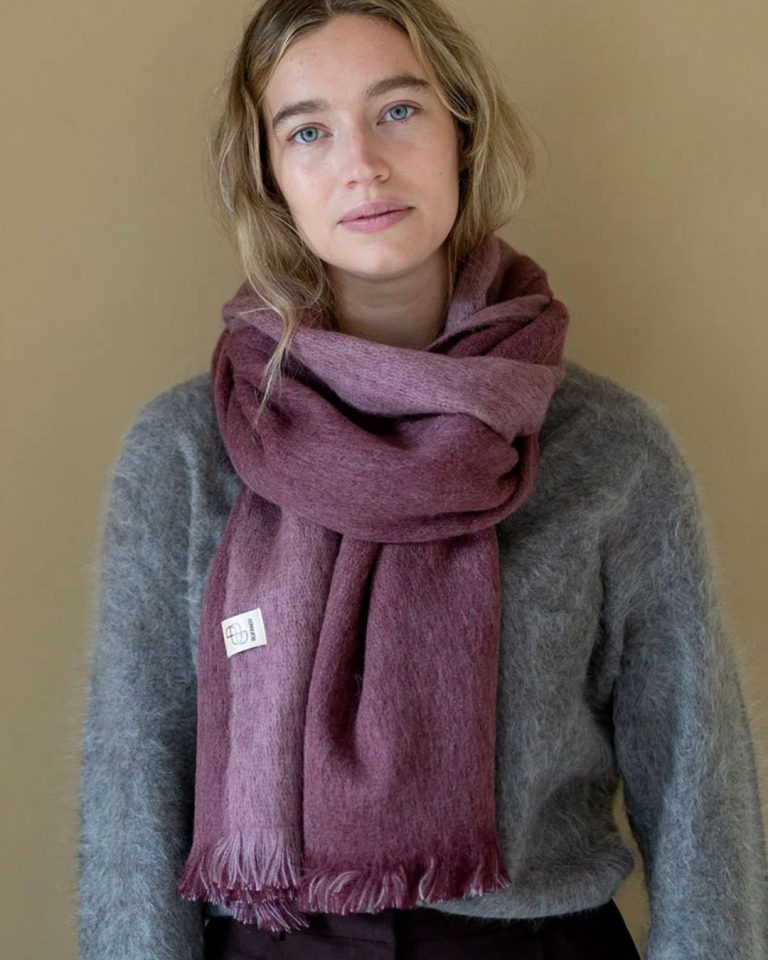 bufandy sjaal aubergine haze