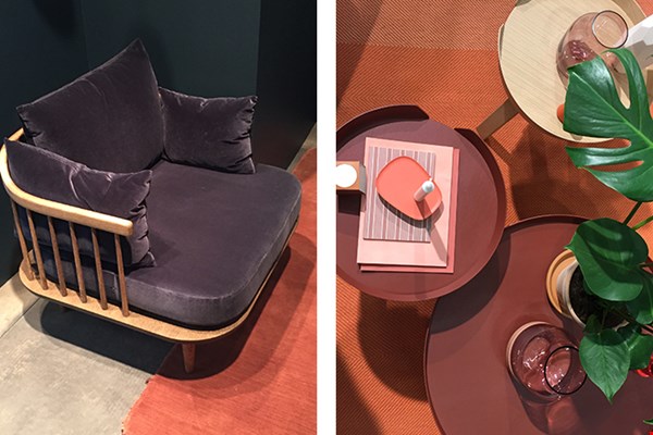 Fluweelzachte stoffen en warme poedertinten, ook bij Scandinavische merken als Muuto Fluweelzachte stoffen en warme poedertinten, ook bij Scandinavische merken als Muuto