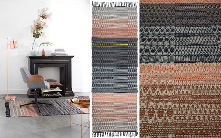 Vloerkleed Zuiver Salmon 80x200 Vloerkleed Zuiver Salmon 80x200