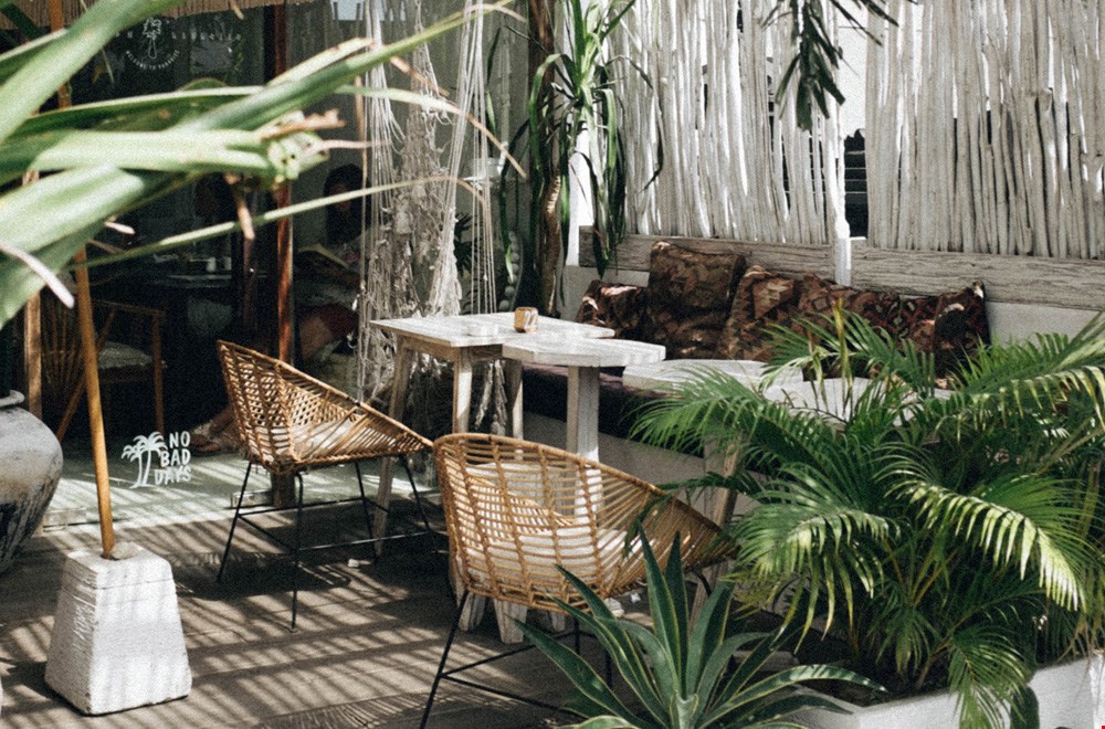 Ook rotan is populair. Heel tropisch! Ook rotan is populair. Heel tropisch!