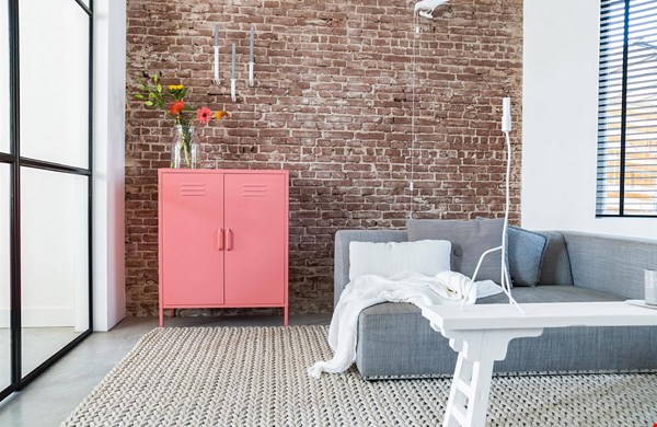 Lockerkast oud roze Lockerkast oud roze