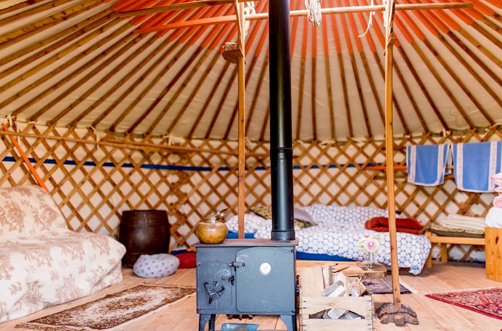 Een yurt als vakantiehuisje Een yurt als vakantiehuisje