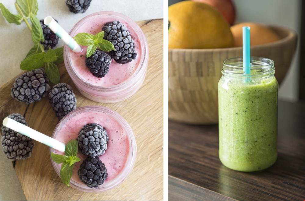 Kickstart ontbijt! Ben jij team roze of groene smoothie? Kickstart ontbijt! Ben jij team roze of groene smoothie?