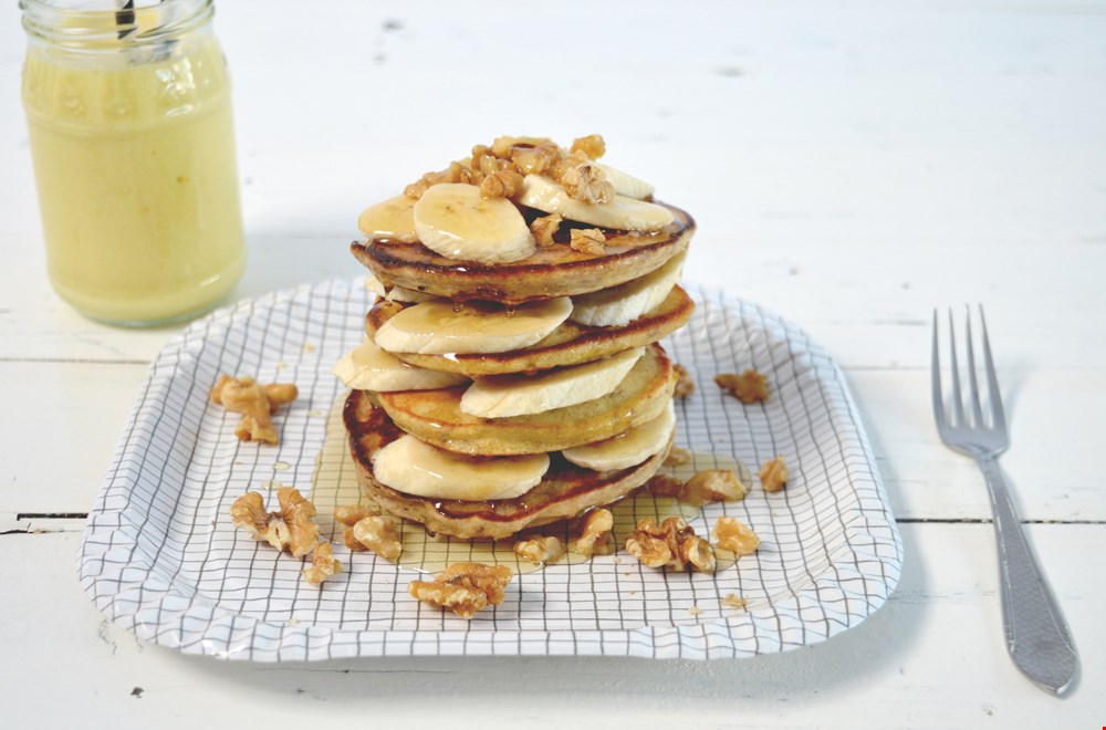 Een super lekker en leuk ontbijt: bananenboekweitpannenkoekjes Een super lekker en leuk ontbijt: bananenboekweitpannenkoekjes