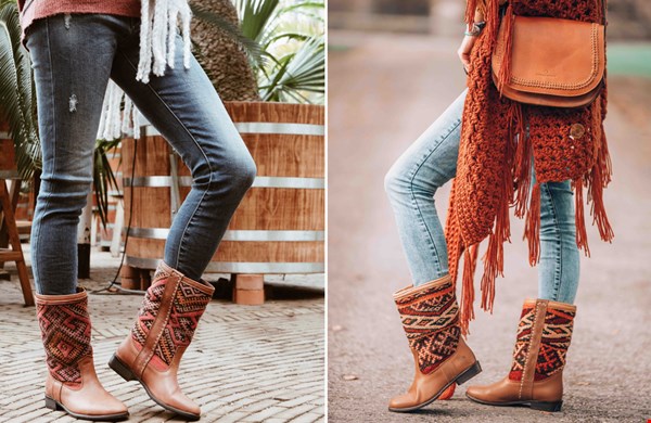 Zo tof, deze kelim boots van The Kindreds! Zo tof, deze kelim boots van The Kindreds!