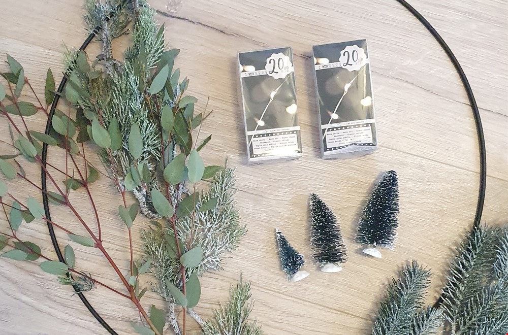 Dit heb je nodig voor de winterkrans Dit heb je nodig voor de winterkrans