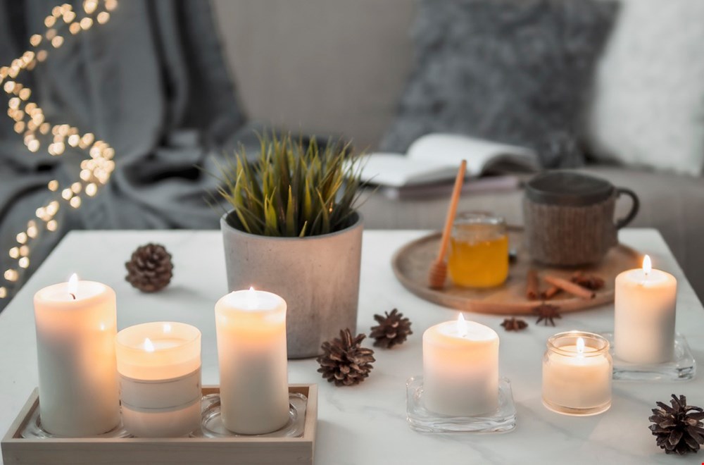 Scandinavische kerstsfeer: meer kaarsen in huis! 