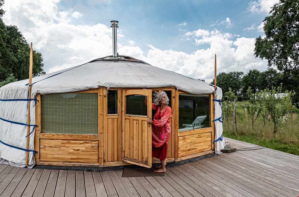 Leuk: slapen in een yurt! Leuk: slapen in een yurt!