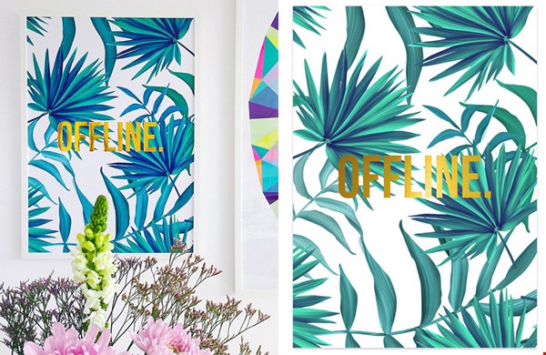 Met zo'n reminder aan de muur wordt offline gaan gemakkelijker! Met zo'n reminder aan de muur wordt offline gaan gemakkelijker!