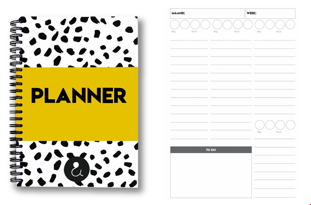 planner in A5 formaat van Ins&Outs planner in A5 formaat van Ins&Outs