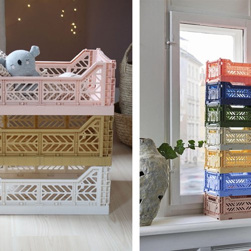 Ze blijven leuk, deze kleurrijke kratjes! Ze blijven leuk, deze kleurrijke kratjes!