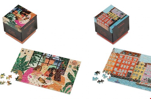 Mini puzzels van Mus in een Plas