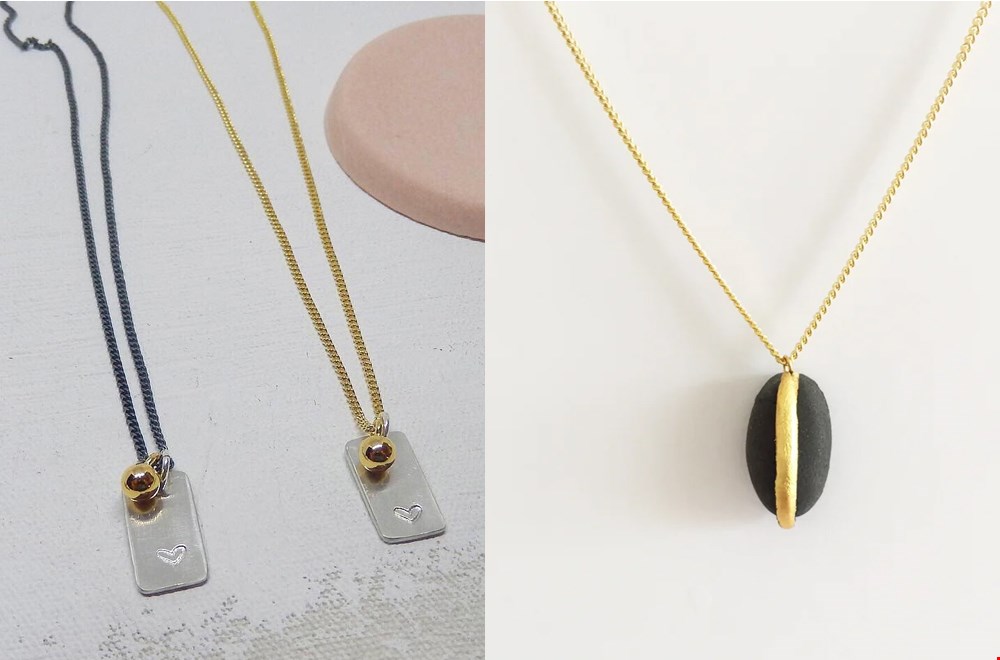 Handgemaakte sieraden van bijJosse, lucky bean ketting Handgemaakte sieraden van bijJosse, lucky bean ketting