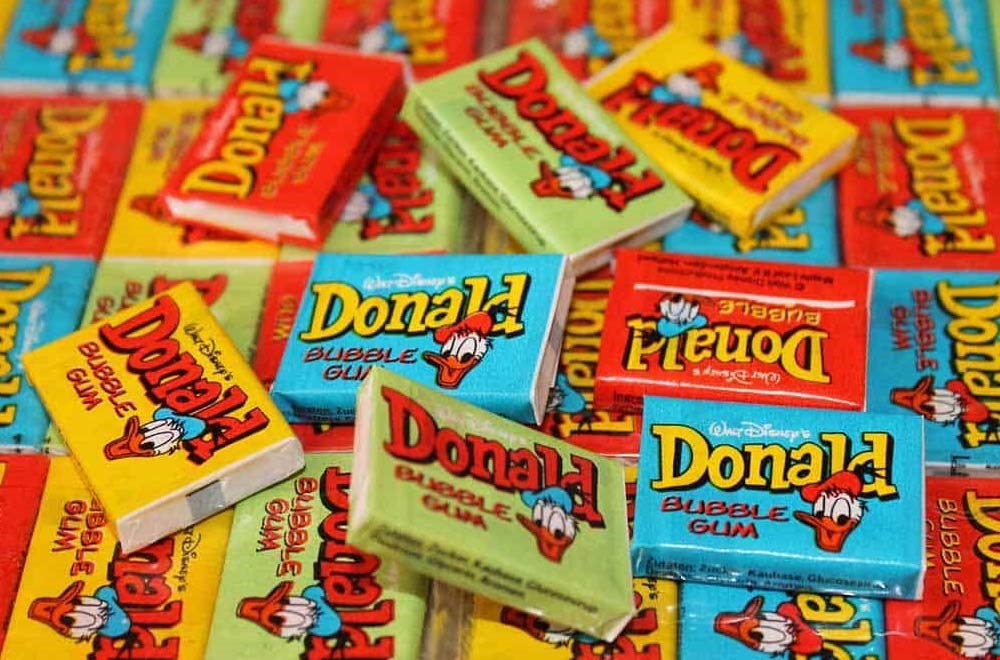 Donald Duck kauwgum Donald Duck kauwgum