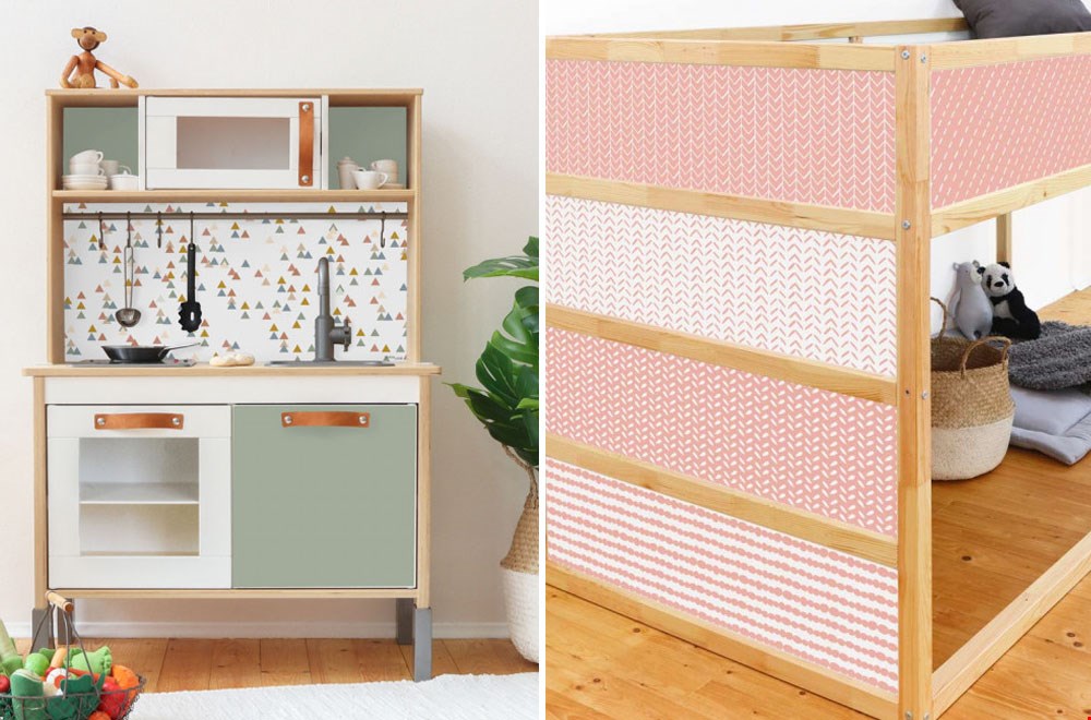 Geniaal: stickers om je Ikea meubels mee te pimpen Geniaal: stickers om je Ikea meubels mee te pimpen