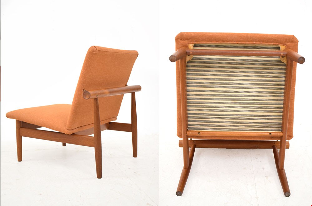 Bron: danish-homestore.com. Vintage teak Japan chair ontworpen door Finn Juhl, 1953 Bron: danish-homestore.com. Vintage teak Japan chair ontworpen door Finn Juhl, 1953