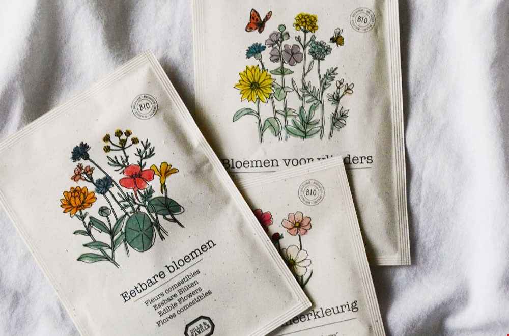 Eetbare bloemen om zelf te zaaien en een handig boek over moestuinieren Eetbare bloemen om zelf te zaaien en een handig boek over moestuinieren