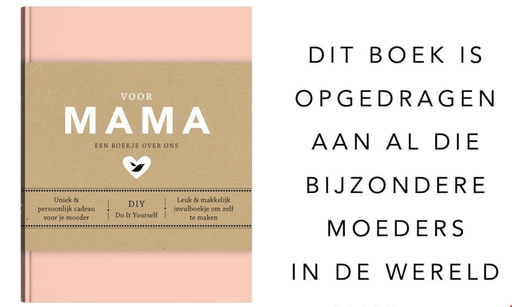Leg bijzondere herinneringen voor je mama vast in een boekje Leg bijzondere herinneringen voor je mama vast in een boekje