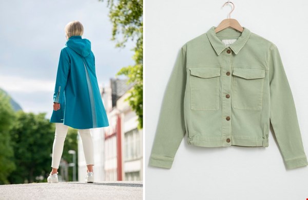 Regenjas van Hipinderegen en lichtrgoen jasje van Sissy Boy Regenjas van Hipinderegen en lichtrgoen jasje van Sissy Boy