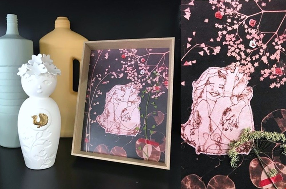 Kunstwerkje met de bottle vazen van Foekje Fleur en Miss Flower Kunstwerkje met de bottle vazen van Foekje Fleur en Miss Flower