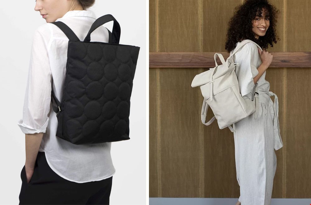 Circulaire tas van Myomy, roll top rugzak van Monk & Anna @perfectlybasics Circulaire tas van Myomy, roll top rugzak van Monk & Anna @perfectlybasics