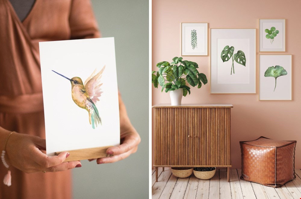 Botanische woondecoratie van Days of Bloom Botanische woondecoratie van Days of Bloom