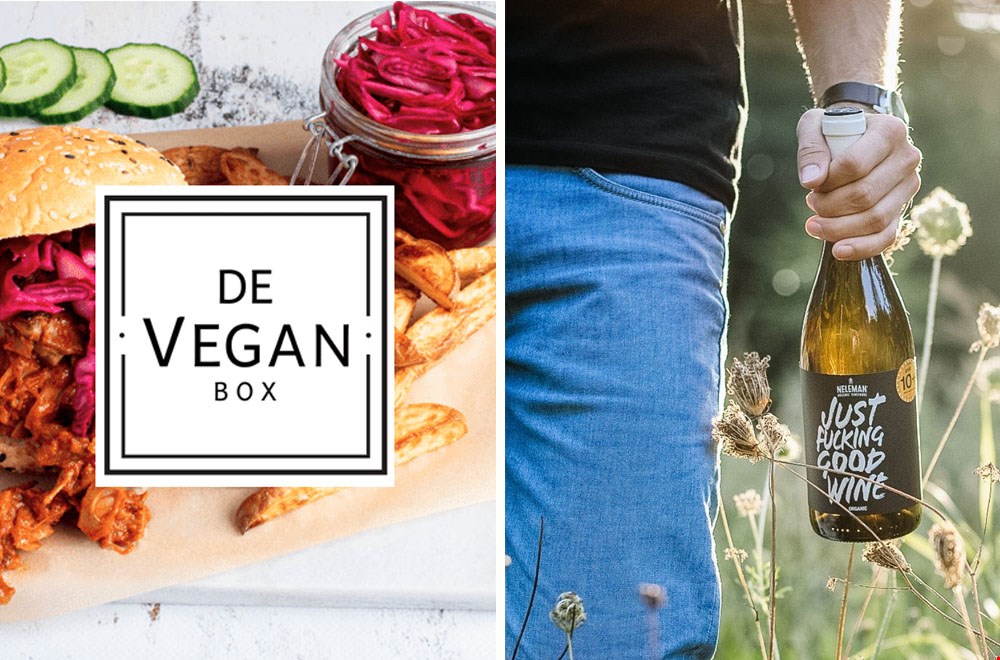 Vegan maaltijdbox en wijn van Neleman Vegan maaltijdbox en wijn van Neleman
