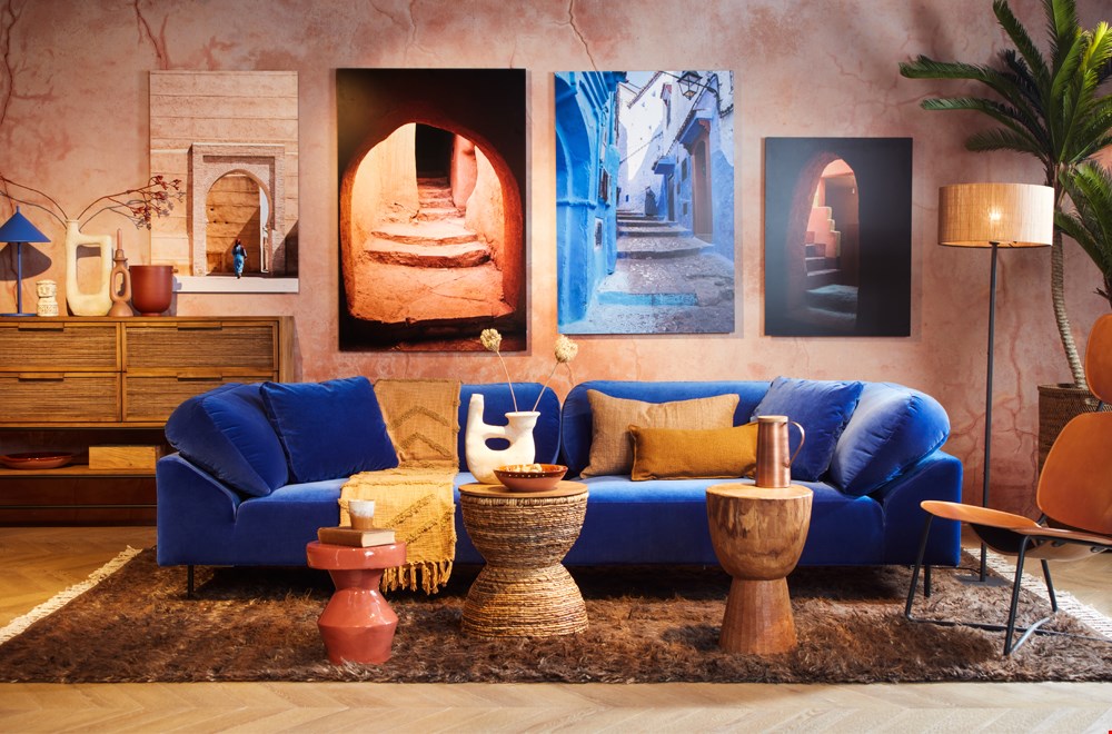 Marrakesh Mood met prachtig kobaltblauw Marrakesh Mood met prachtig kobaltblauw