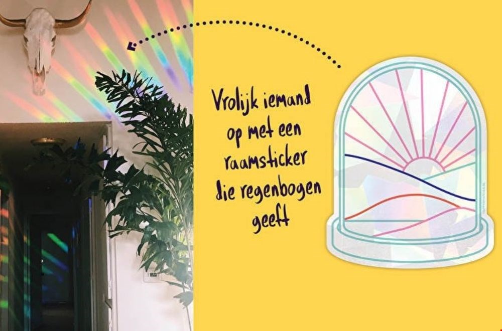 Regenboog raamsticker Regenboog raamsticker