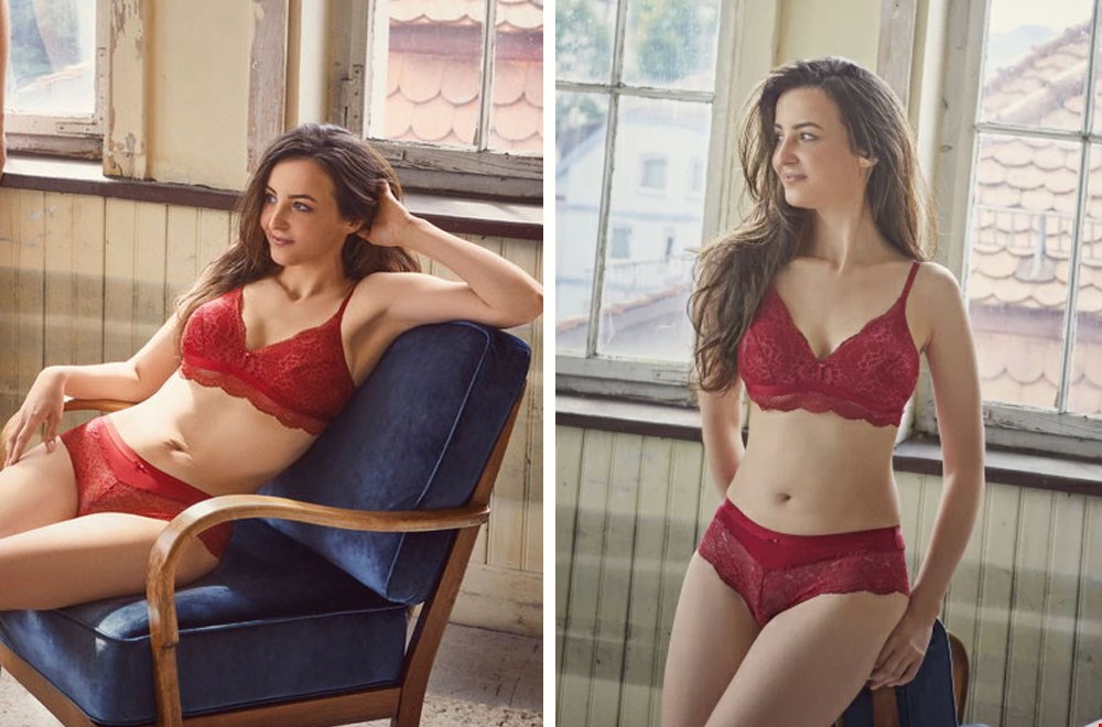 Robijnrode lingerieset van Lotika Robijnrode lingerieset van Lotika