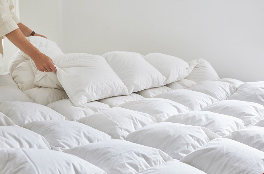 Gemaakt van gerecycled dons. Mooi! Gemaakt van gerecycled dons. Mooi!