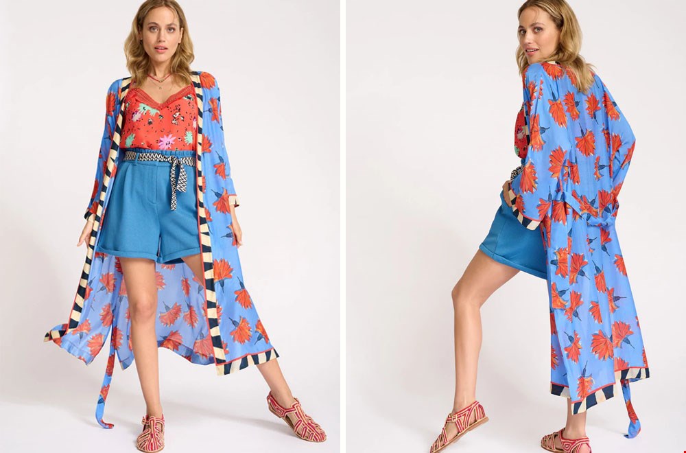 Laat je moeder stralen in deze kimono van POM-Amsterdam Laat je moeder stralen in deze kimono van POM-Amsterdam