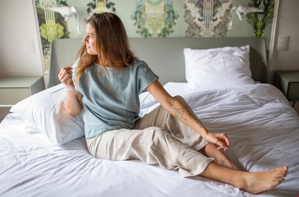 Ook heerlijk koel om in te slapen. Ook heerlijk koel om in te slapen.