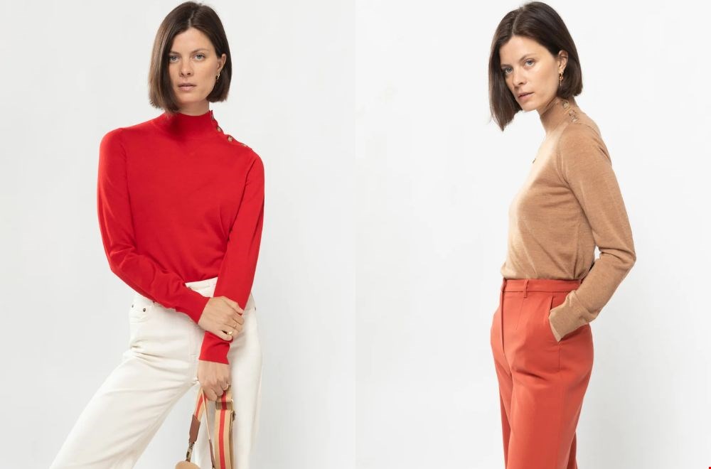 Fijngebreid merino wol van Sissy-Boy Fijngebreid merino wol van Sissy-Boy