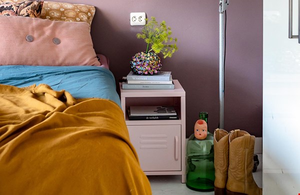 Schattig roze lockerkastje Schattig roze lockerkastje