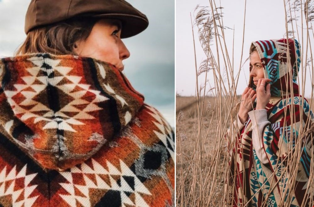 Lekker voor binnen én buiten: een poncho! Lekker voor binnen én buiten: een poncho!