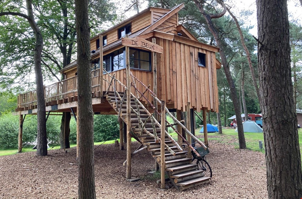 In een boomhut In een boomhut