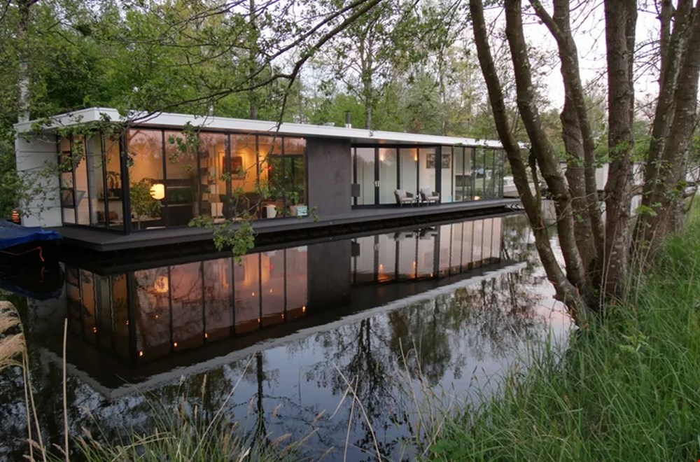 In een watervilla In een watervilla