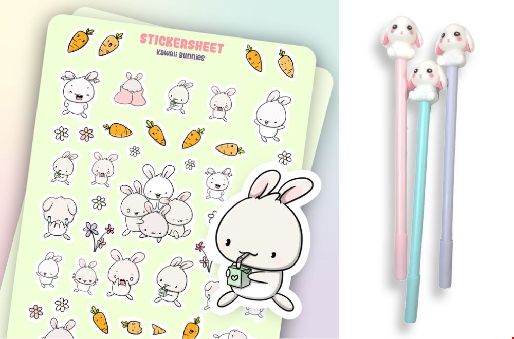 Cute as a bunny stationery! Cute as a bunny stationery!