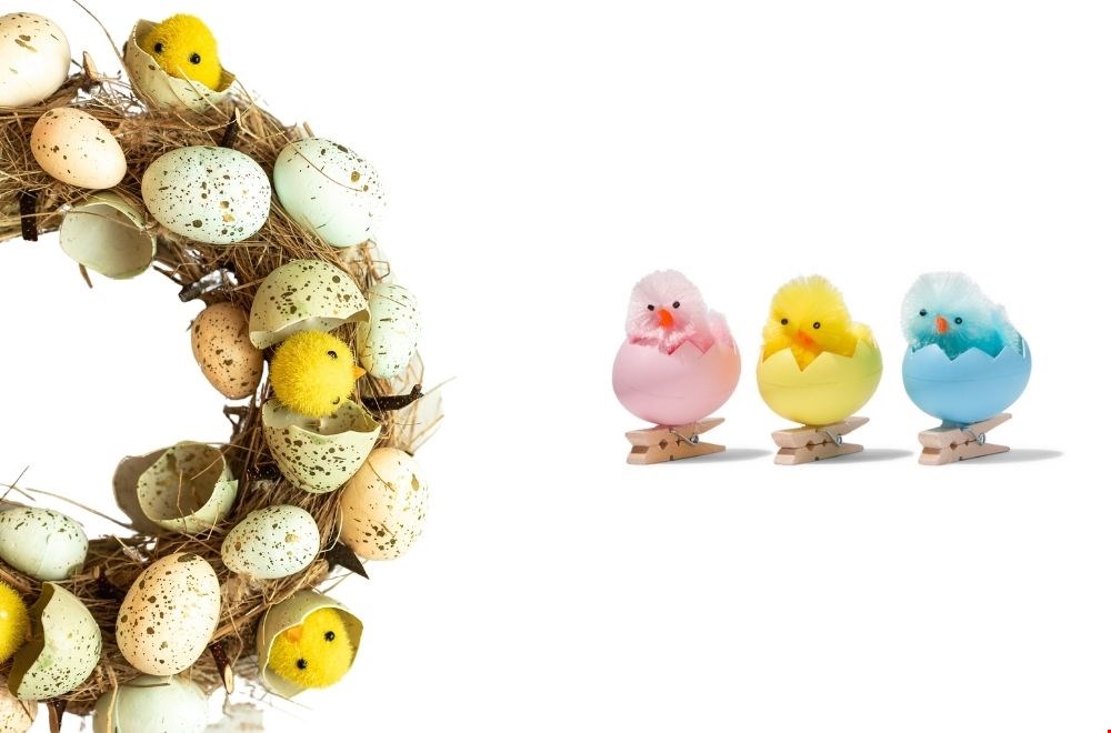 Maak je eigen paaskrans, met schattige kuikentjes! Maak je eigen paaskrans, met schattige kuikentjes!