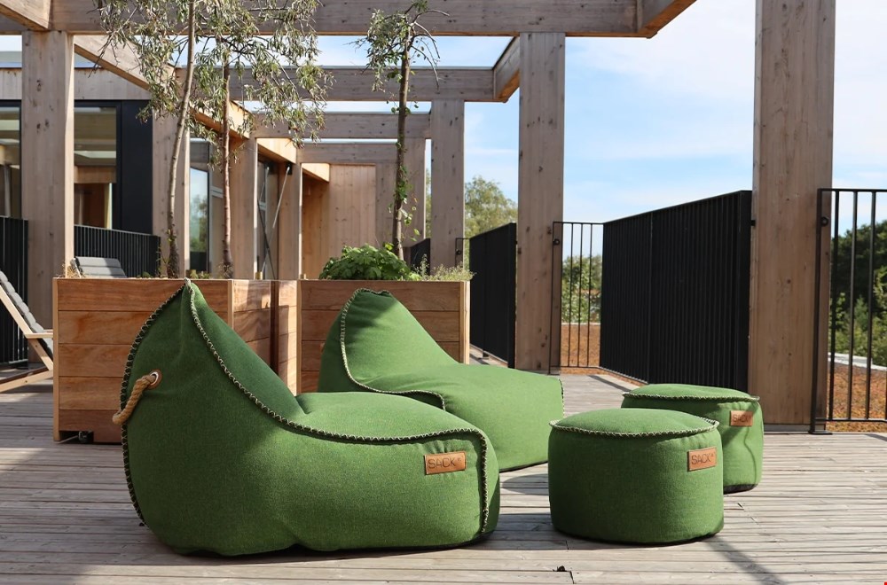 Zit, lounge, relax in deze Cabana van Sackit