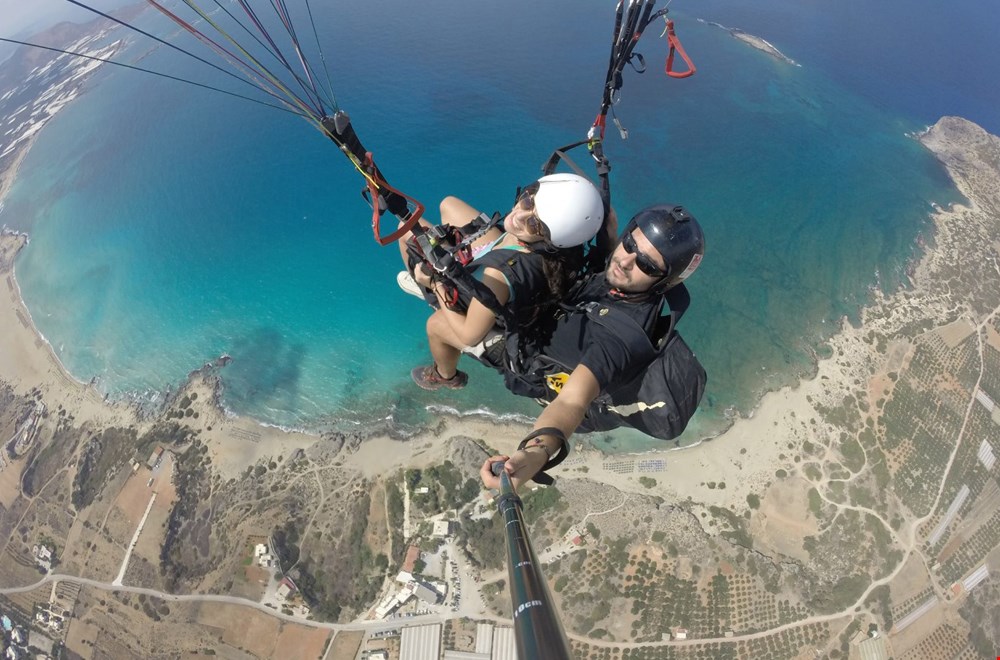 Paragliding op Kreta: te gek! Paragliding op Kreta: te gek!