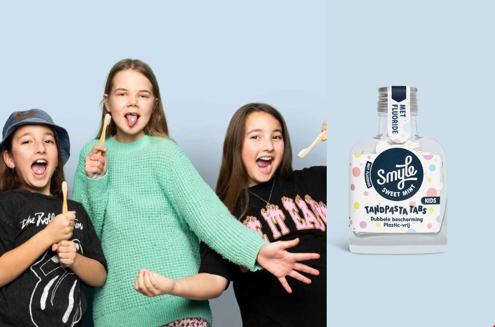 Speciale tandpasta tabletjes voor kinderen Speciale tandpasta tabletjes voor kinderen
