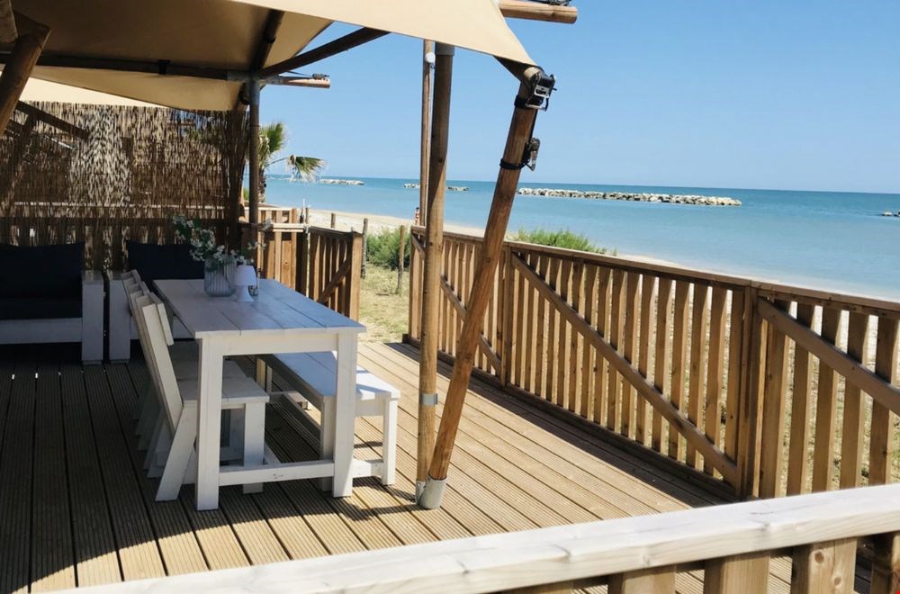 Glamping met uitzicht op zee Glamping met uitzicht op zee