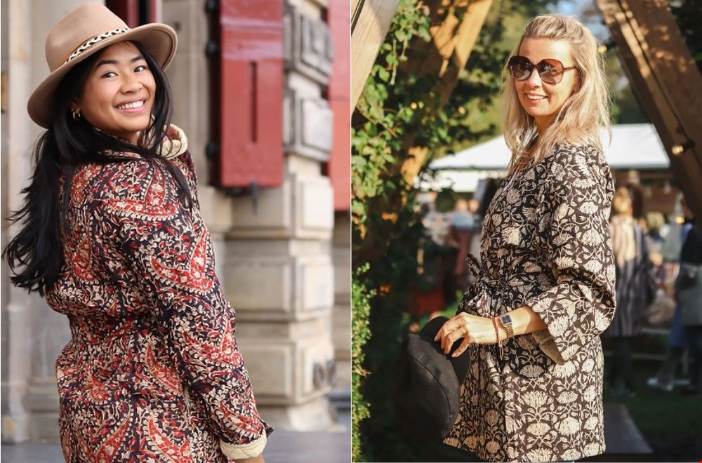 Quilted en kantha jasjes Quilted en kantha jasjes