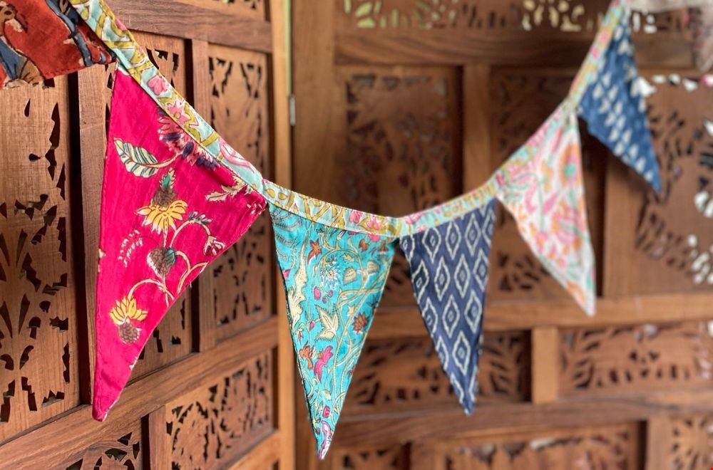 Zo vrolijk, deze vlaggenlijn Zo vrolijk, deze vlaggenlijn