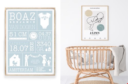 Geboorteposter van Printcandy Geboorteposter van Printcandy