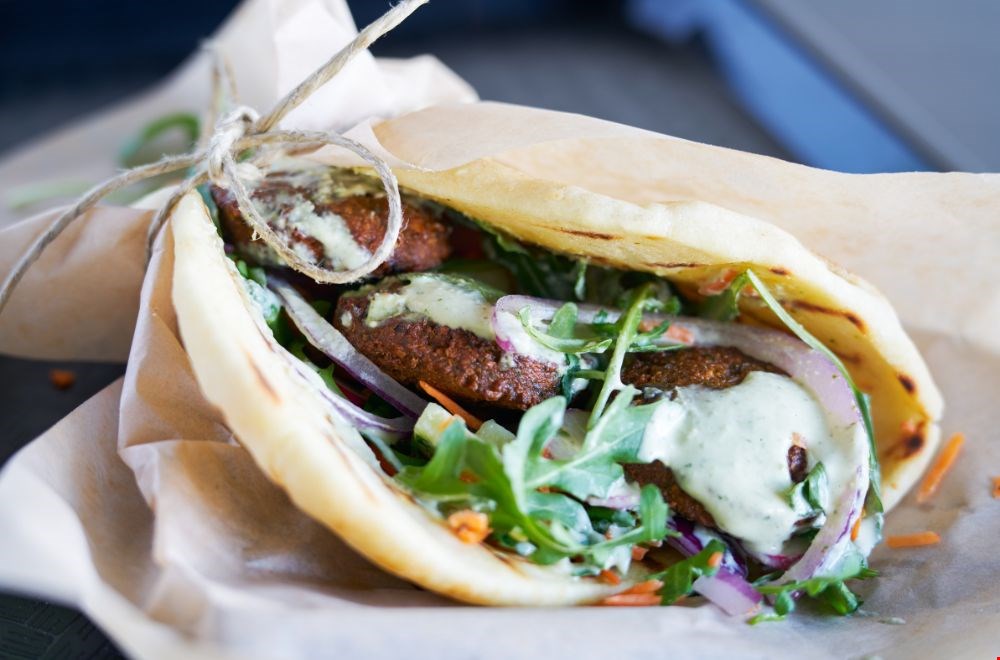 Maak je eigen pita broodjes Maak je eigen pita broodjes