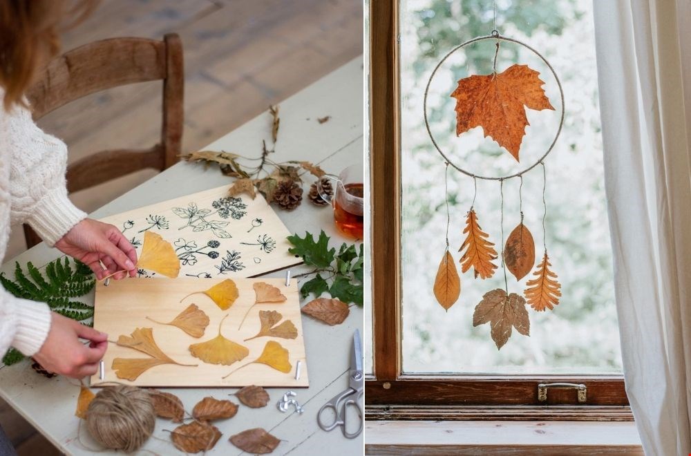 Bladeren drogen Bladeren drogen