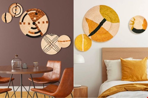 Duurzame wanddecoratie van Maison Suku Duurzame wanddecoratie van Maison Suku